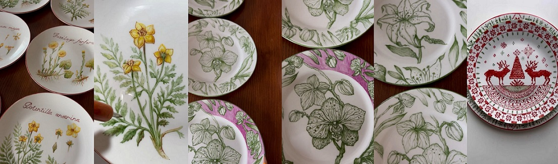 слив [Роспись керамики] Роспись керамики и фарфора (2024)